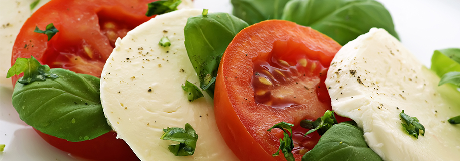 Ensalada para Diabéticos: Tomate con Mozzarella