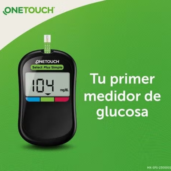OneTouch Select® Plus Simple, tu primer medidor de glucosa