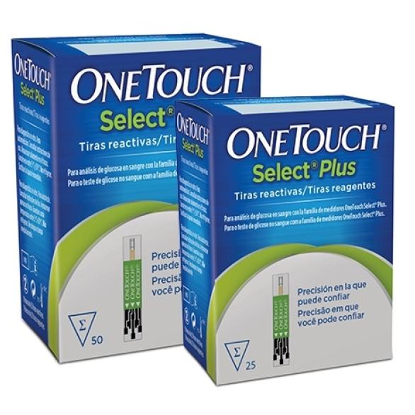 Tiras Reactivas OneTouch Select® Plus